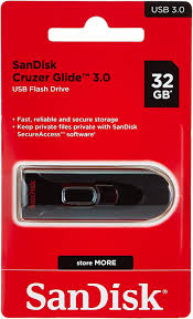 Sandisk Cruzer Glide 32 GB ( USB 3.0 Flash Drive )